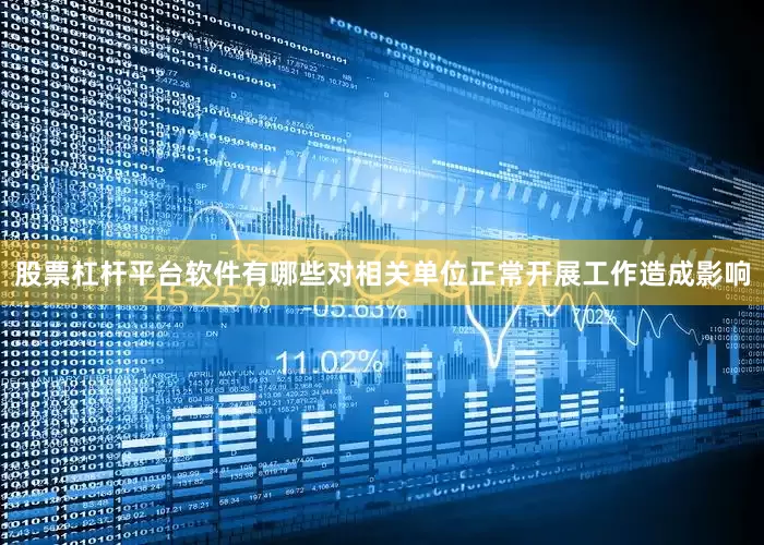 股票杠杆平台软件有哪些对相关单位正常开展工作造成影响